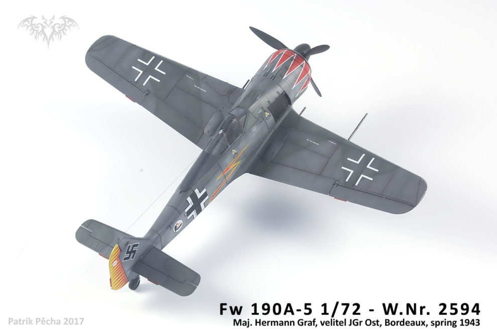 Fw 190A-5 Eduard 1/72 - W.Nr. 2594, Maj. Hermann Graf